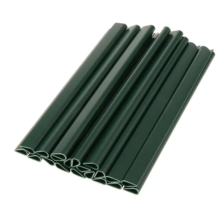 Cleme fixare fasii de gard 450 g/m2, 19cm,verde, 20 buc