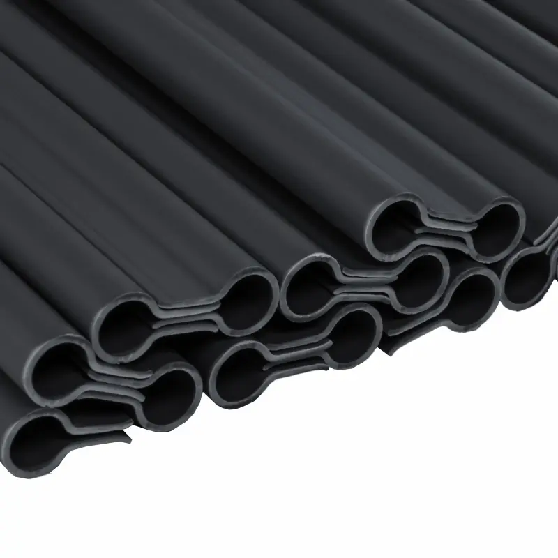 Cleme fixare fasii de gard Solid 1200 g/m2, 19cm,sur inchis, 20 buc
