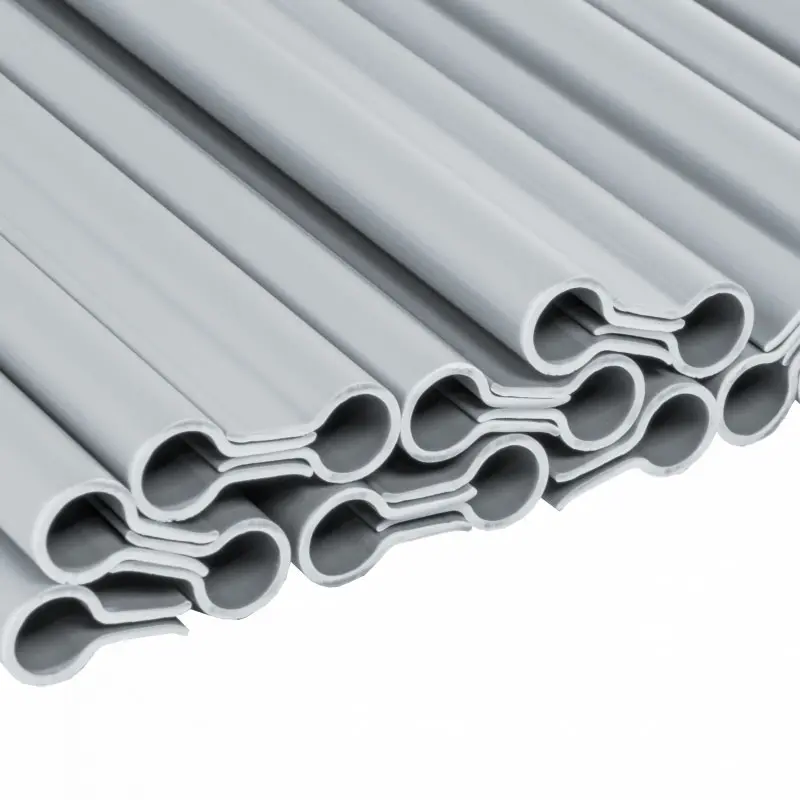 Cleme fixare fasii de gard Solid 1200 g/m2, 19cm,sur, 20 buc