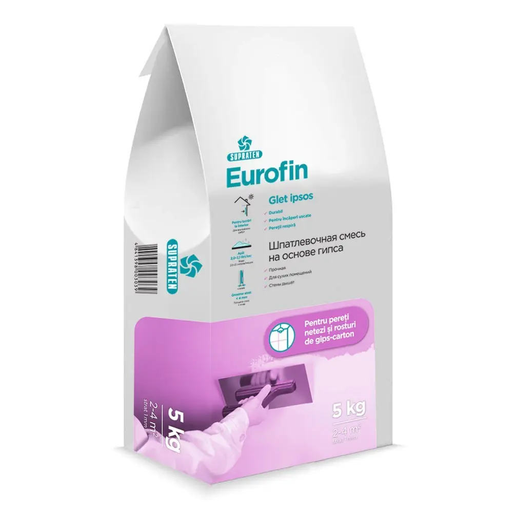 Glet pe baza de ipsos Eurofin 5kg