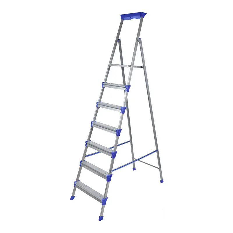 [Cod 25627] Scara 6 +1 trepte 'profil patrat' 53x129x210cm :