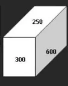 Bloc BCA 600X300X250mm  