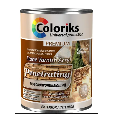 Lac acrilic cu penetrare profundă pentru piatră Coloriks 0.75L
