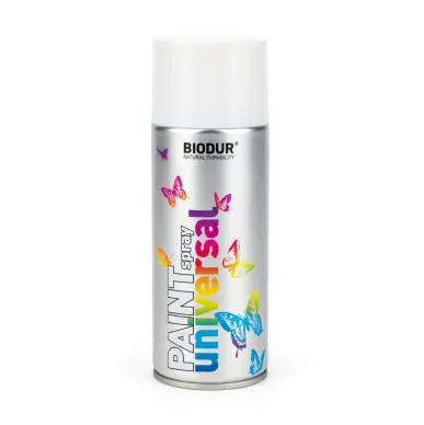 Spray BIODUR 400 ml RAL9010 (alb lucios)