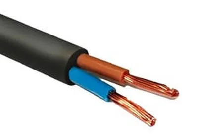 Cablu electric ПВС 2x1.00mm2, rola-100m' ОдесаГОСТ, Negru