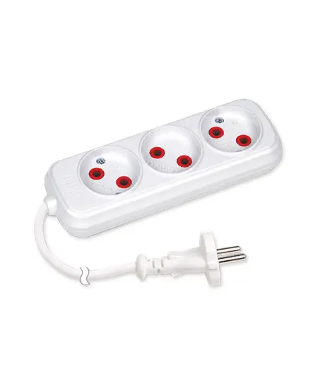 Prelungitor 3prize, 3m fara impamintare, 10A, alb, TEB 