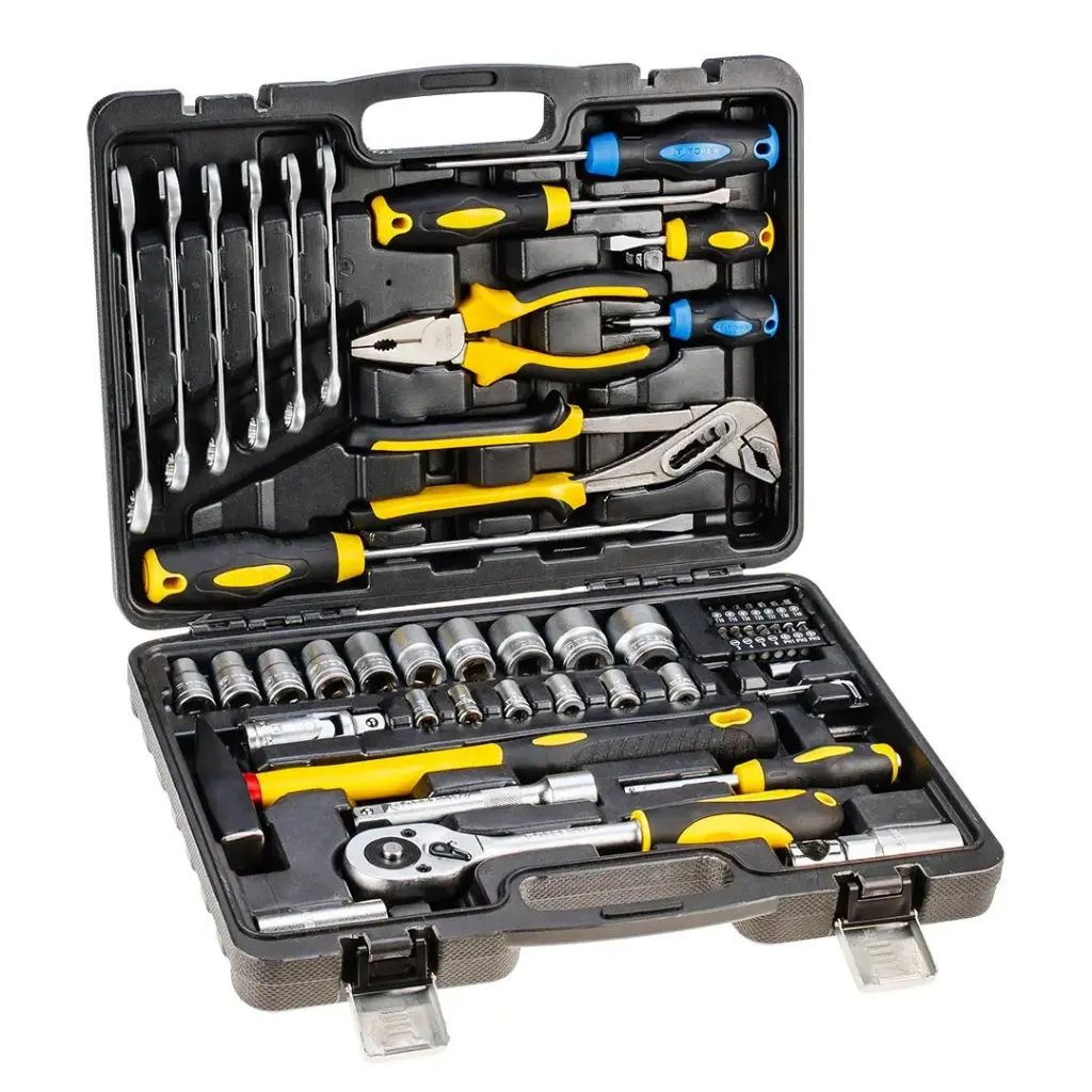 Set unelte 56 buc chei plate-inelare
