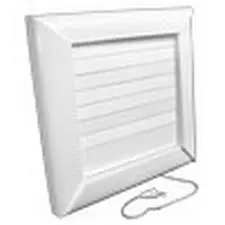 Grila d125 174x174 de ventilare cu jaluzea mecanica. NKM, DOSPEL