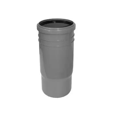 Conector d 110 mm dilatatie PP pentru canalizare Aquer. Gri.