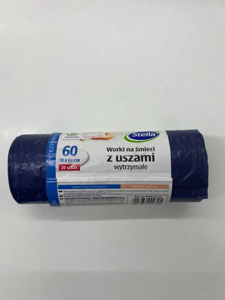 Saci p/u gunoi 60L.20buc.Albastre