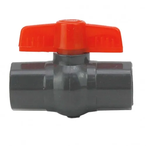 Robinet PVC Ø25 cu bilă, FF fluture 