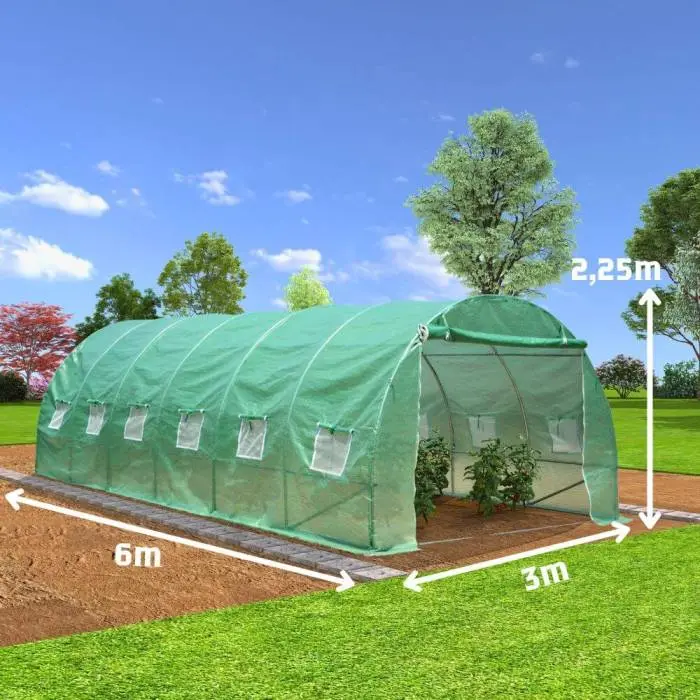 Sera 6x3x2.25m / Ø26mm / 2 uși