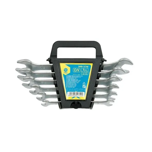 Set chei duble 6 - 17 mm SATIN 6 buc.