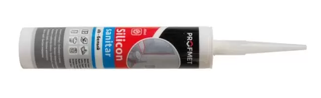 Silicon sanitar 280 ml, alb