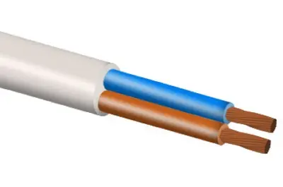 Cablu electric ПВС 2x1.00mm2, rola-100m' ОдесаГОСТ, Alb