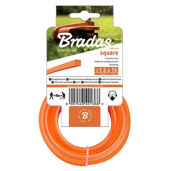 [Cod 16155] Fir pentru trimmer, stea  1.6mm х 15m