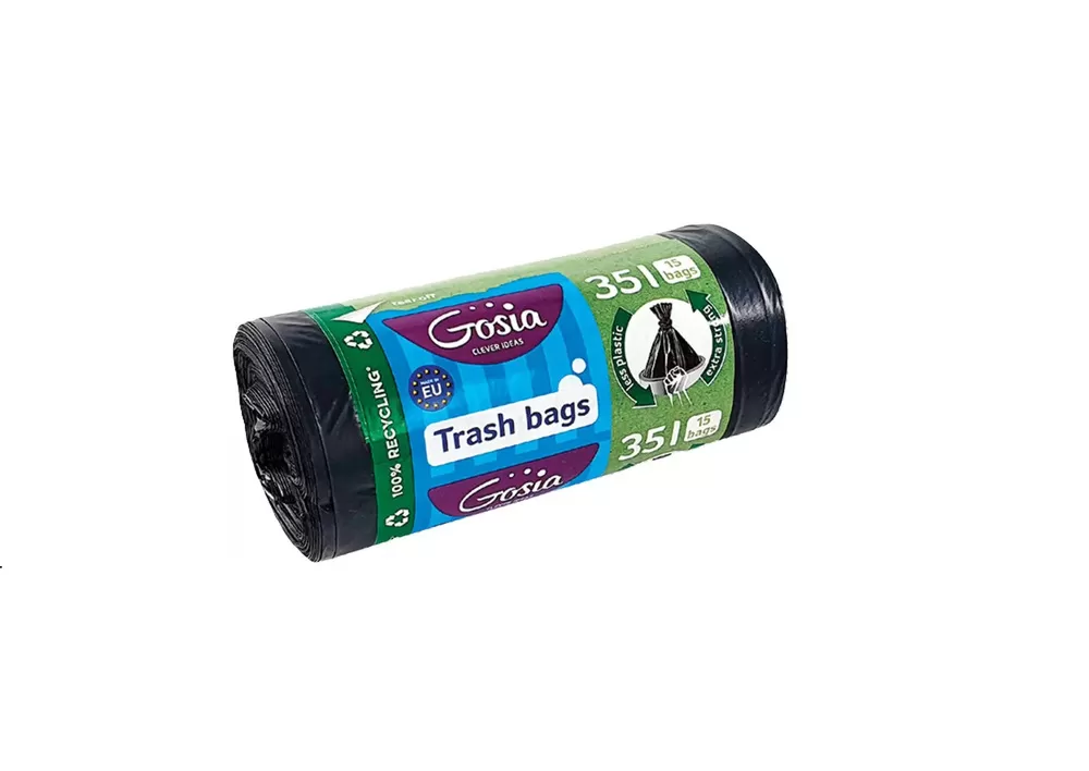 Saci p/u gunoi 35L.15buc.