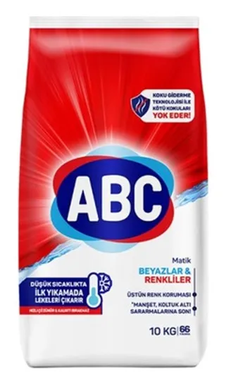 Detergent ABC Automat 10kg rosu