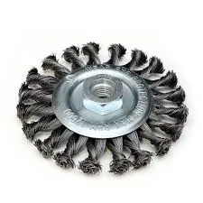 perie de sirma impletită cu filet tip disk 100mm