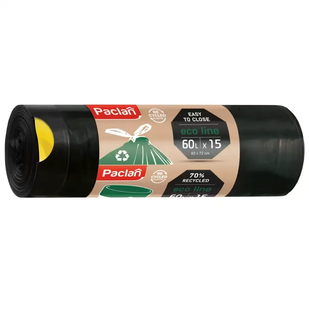 Saci p/u gunoi 60L.15buc.Negri