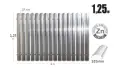 Gard CS Н-1.25м L-2.0м (22st), stachet metalic. Buc.