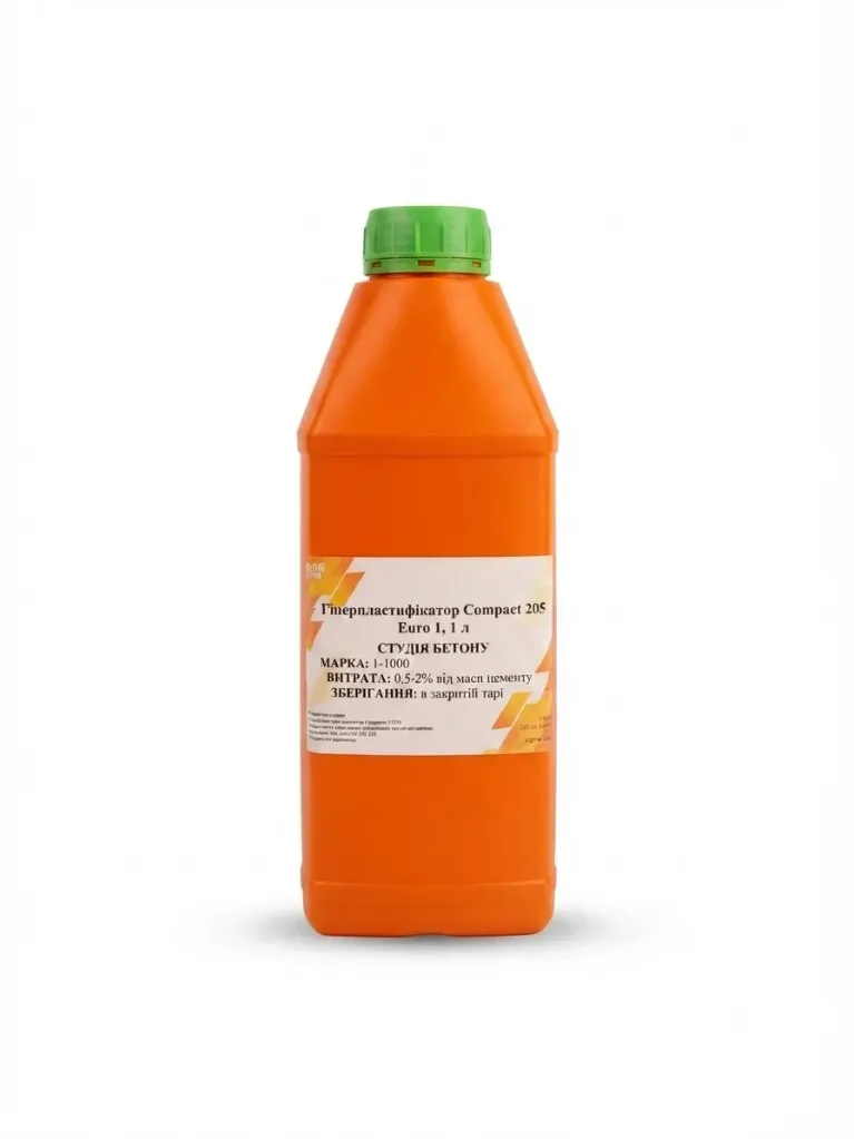 Aditiv lichid cristalină pentru Beton Compact 205 1l