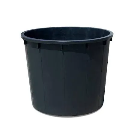 [Cod 150230] Cada neagră de 230 L, fără capac (Dia. 85 cm, H 55 cm) 499