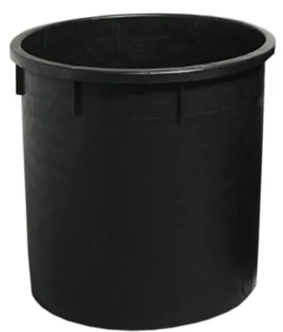[Cod 150500] Rezervor negru de 750 l (fără capac), diametru 122 cm, înălțime 82 cm.