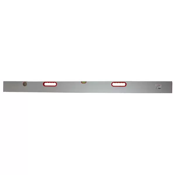 Dreptar 100cm cu nivela si manere, aluminiu (Topex)