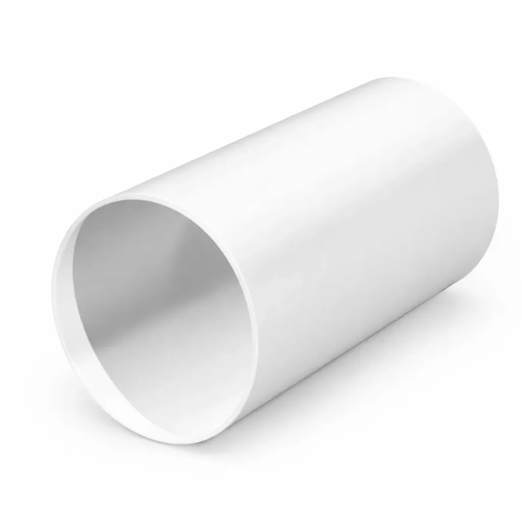 Canal de ventilare rotund A100-0.5 Europlast. D 100 mm. 0.5 m. PVC