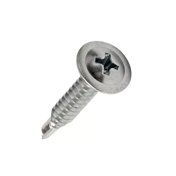 Surub 4,2x20 cu cap plat si saiba, met 2,0mm zincat"BAUX"