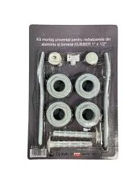 complect universal pentru montarea radiatorului 6 piese