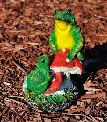 Broscuțele pe ciupercă