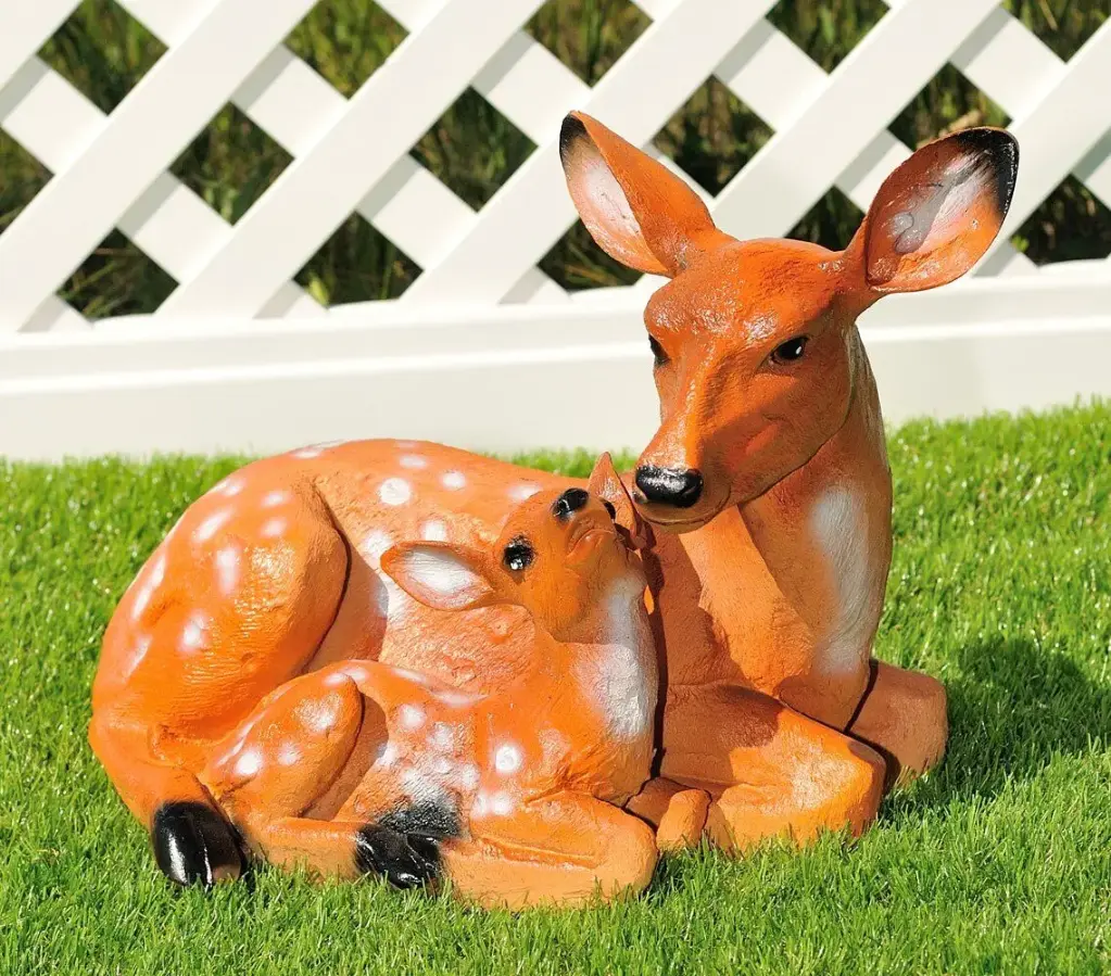 Căprioara cu pui H = 34 cm