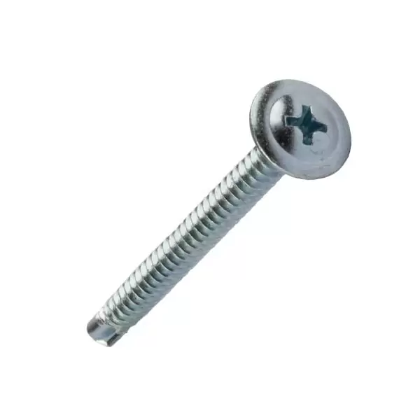 011003 Șurub 4,2x16mm cu cap plat si șaibă, autoforant 2mm, zincat Profmet