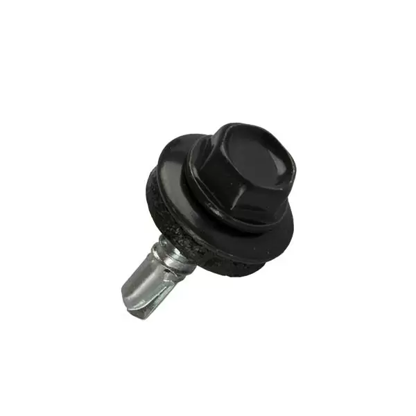 072225 Surub 4,8x19mm RAL9006 pentru metal, EPDM Profmet