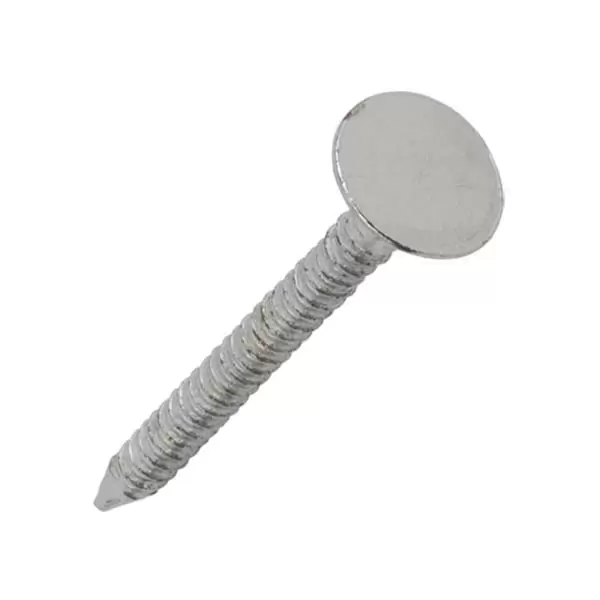 Cuie inelate cu cap lat 2,5х25 zincate