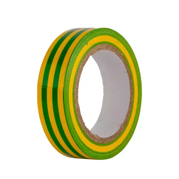 [Cod 80719] Banda PVC 20m*19mm*0,13mm electroizolanta galben-verde
