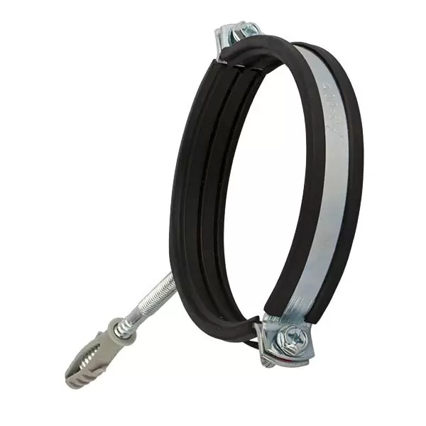 120026 Colier de otel 159-166, 6" cu garnitura din cauciuc, M 10