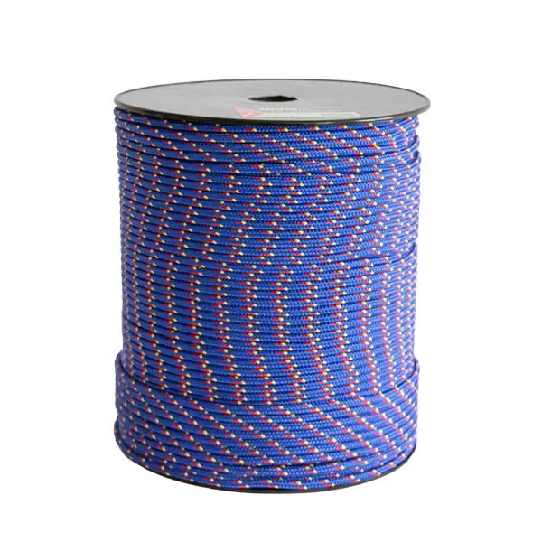 528005 Franghie din polipropilena impletita_16 fire_5mm x 300m cu miez, albastra Profmet