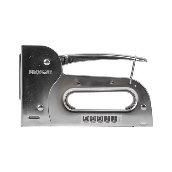 Capsator manual din otel pentru 5 tipuri de capse, cu capse 500buc. in set 