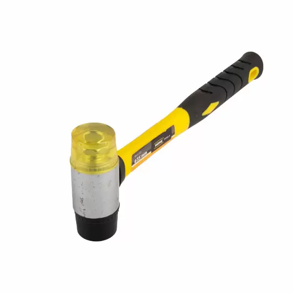 303134  Ciocan din cauciuc - plastic 35mm, maner din fibra de sticla Modeco Home MN-31-535