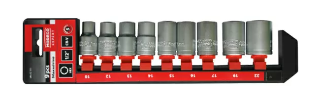 309801 Set chei tubulare 10-22mm, 1/2", 9 buc. Modeco Expert MN-57-151