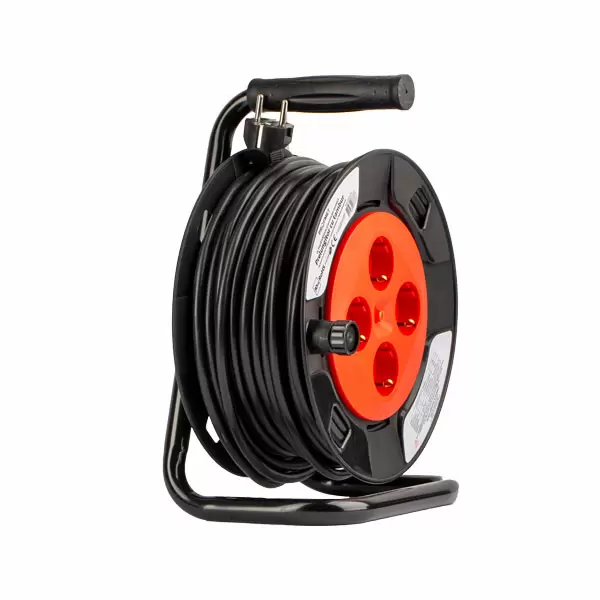 [Cod 77759] 213002 Prelungitor electric cu tambur 1,5mm/15m cu impamantare si protectie termica