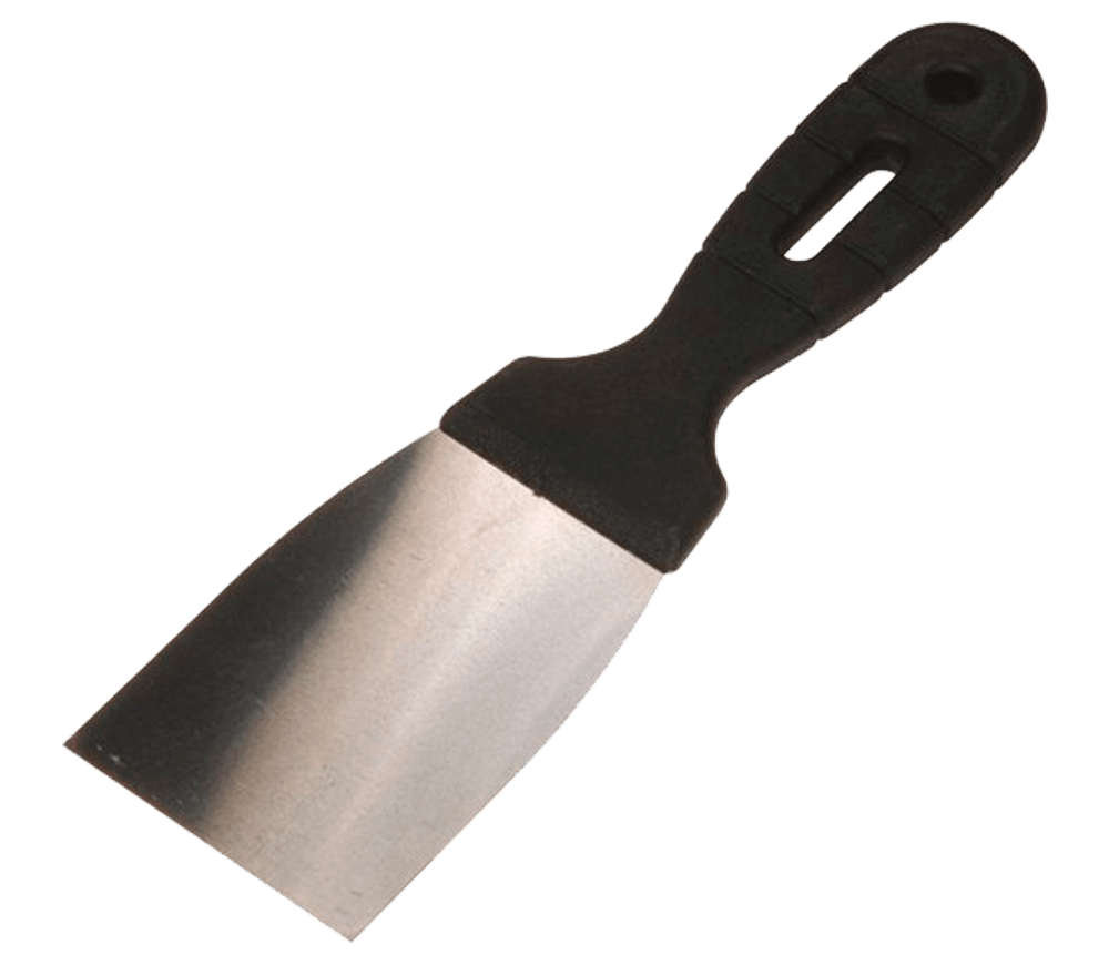 Șpaclu 80mm cu maner din plastic