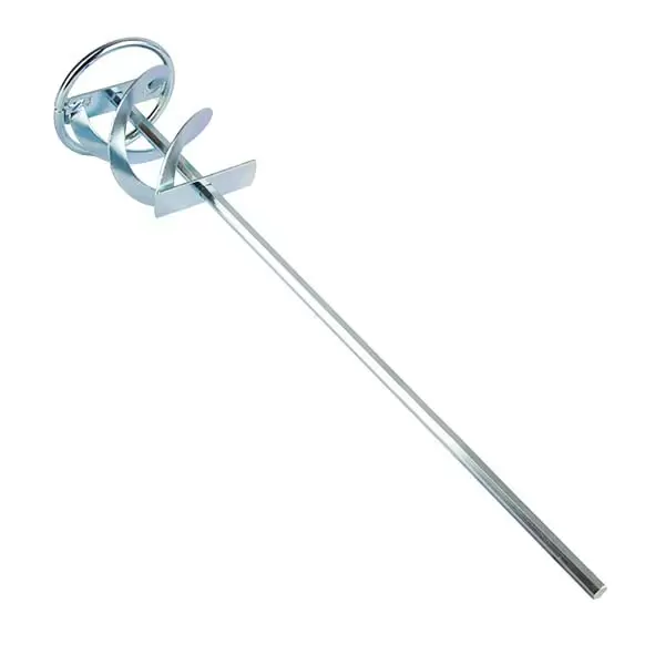 Paleta mixer 80x600mm, pentru amestecuri lichide si fluide, coada SDS-plus, otel, plata 