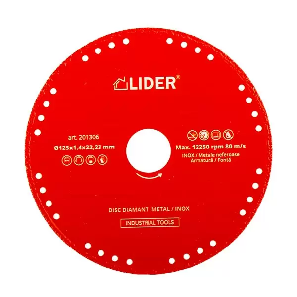 201306 Disc diamant_metal/inox cut_125х1,4х22mm_Industrial tools LIDER
