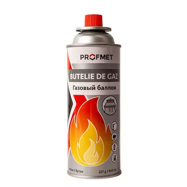 [Cod 267040] Butelie de gaz, butan 450ml, tip colier 