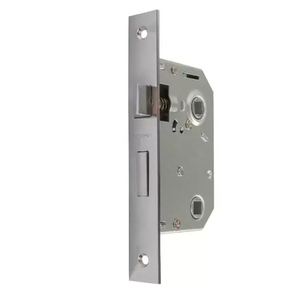 Broasca ingropata, inchizatoare metal, zavor sub fixare, 103x64x14mm, backset 45mm, interax 61mm, nichel Profmet