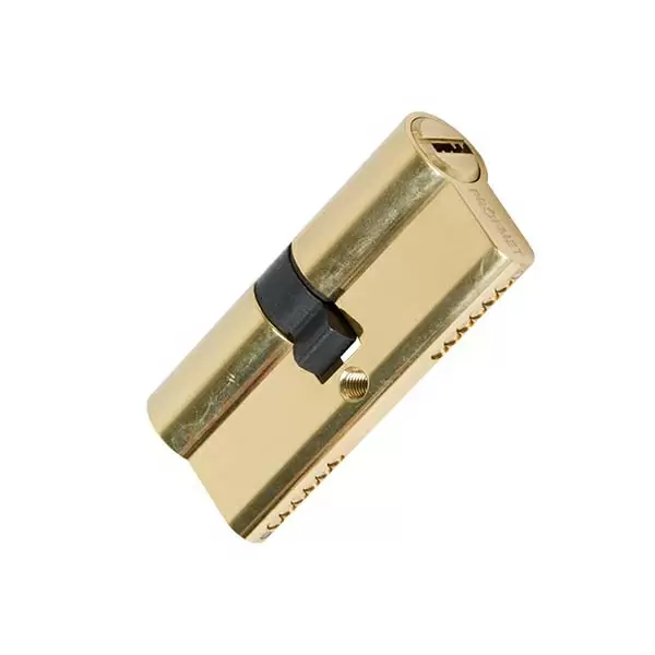 [Cod 437162] Cilindru siguranta 80mm(40/40) seria 200 cheie-cheie corp alama culoare nichel 5 chei